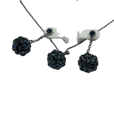  Womens ‘Feeling Blue’ Earrings / Necklace Set