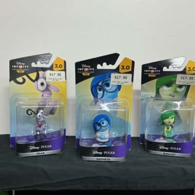 3x Disney Infinity 3.0 Inside Out Figures IN BOXES