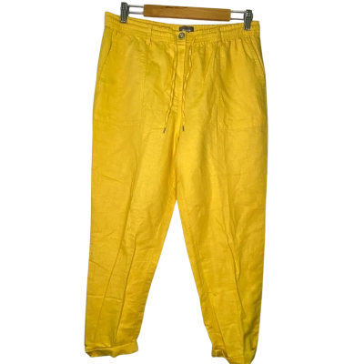 Sussan Womens  Size 12 Casual Pants Yellow 