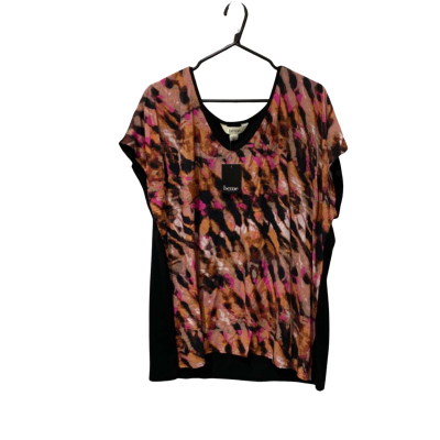 beme Womens  Size L Extended Sleeve V-Neck Top Multicoloured / Pattern 
