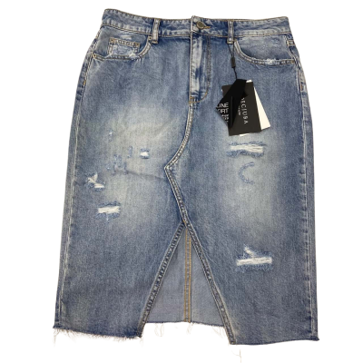 Decjuba - Denim Skirt Size 12 - Colour Coastal Blue