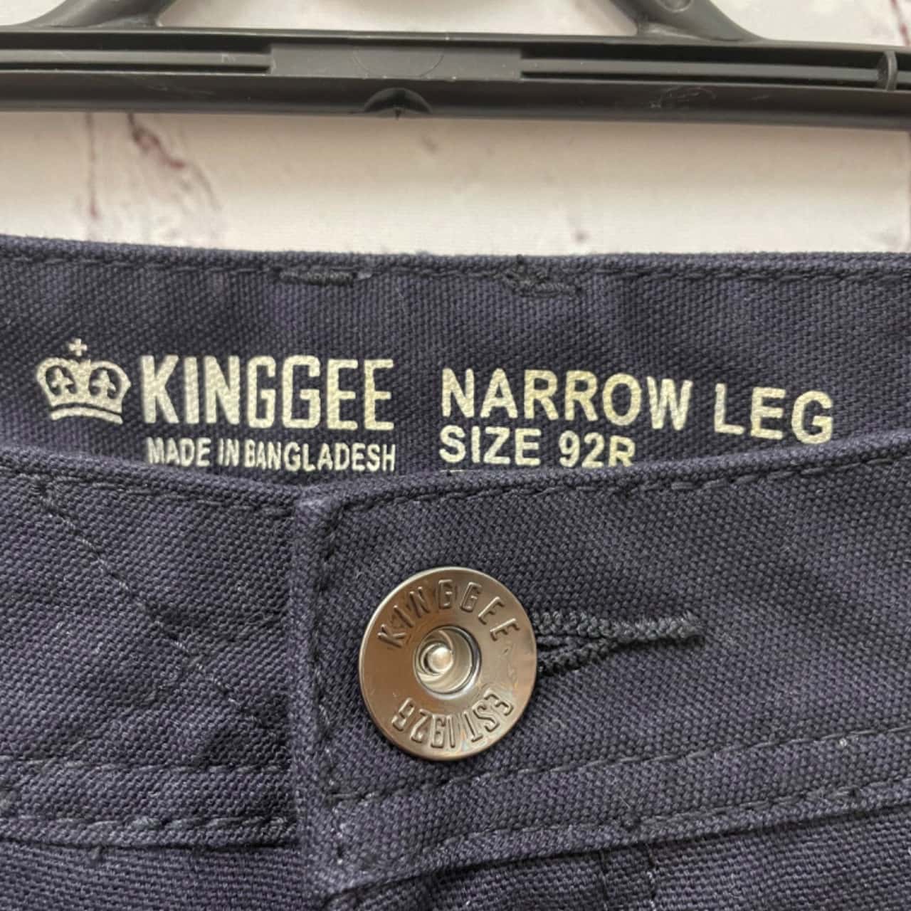 KingGee Mens Size 38 / 97R/XL Navy Blue (s)