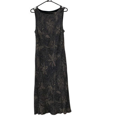 Sportscraft Women's Sleeveless Dress - Black  / Brown / Pattern - Size 14 