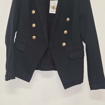 Just Jeans Womens  Size 12 Blazer Navy Blue 