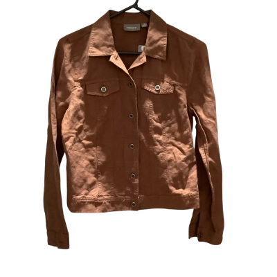 Sussan Womens  Size 8 Long Sleeve Shirt Brown RRP 99.95