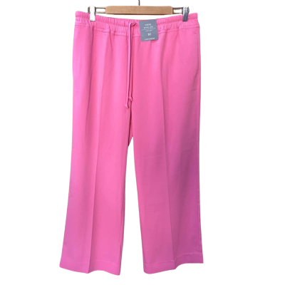 Suzannegrae Bright Pink Wide Leg Pants Size M