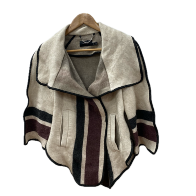 Karen Millen Womens Cardigan Size 4 Black  / Red / White 