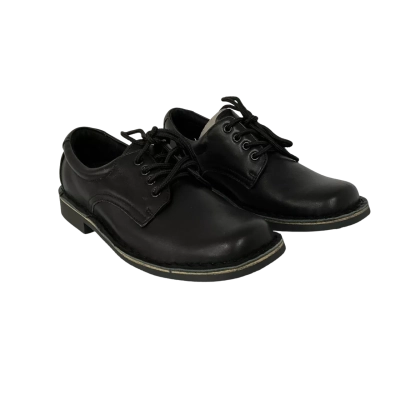 Student’s Choice Girl’s Lace Up School Shoes Size 6 Black  | Brand New