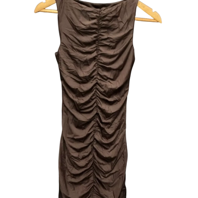 White Fox Womens  Size XS Brown dress