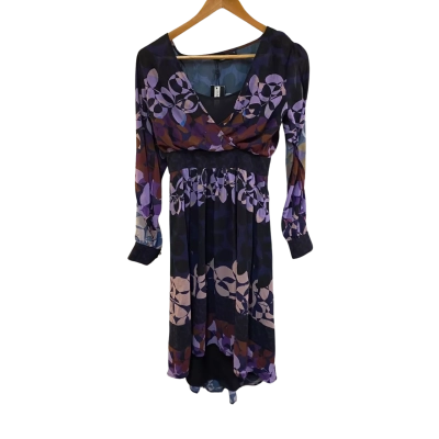 BNWT Target Womens  Size 6 Floral / Purple Splice Dress