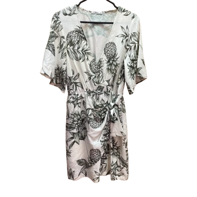 Sheike Womens  Size 12 Midi Dress / Wrap Dress Floral / Green / White 