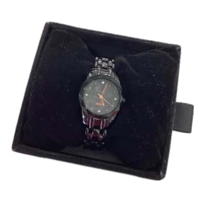 Mimco Timepeace Womens Watch Black  / Rose Gold Untested