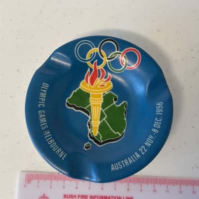“Olympic” Games Melbourne 1956 - Ash Tray -11x11cm diameter 