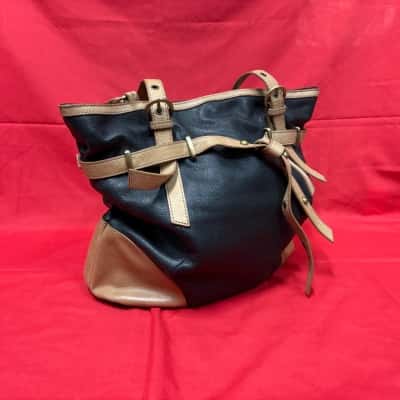 Colorado Women's Shoulder Bag Two Tone Black  / Brown 