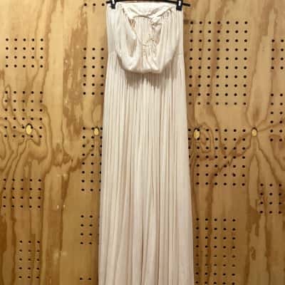 Leonardo Salinas Pleated Maxi Dress - Elegant Evening Gown