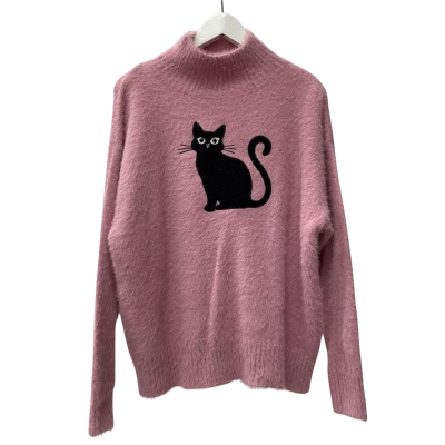 Dangerfield Catkins Boucle Knit Jumper Size S