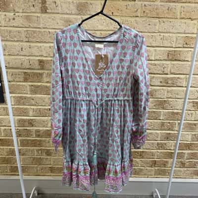 moon flowers Womens Anne mini ls sherbet Size XS 