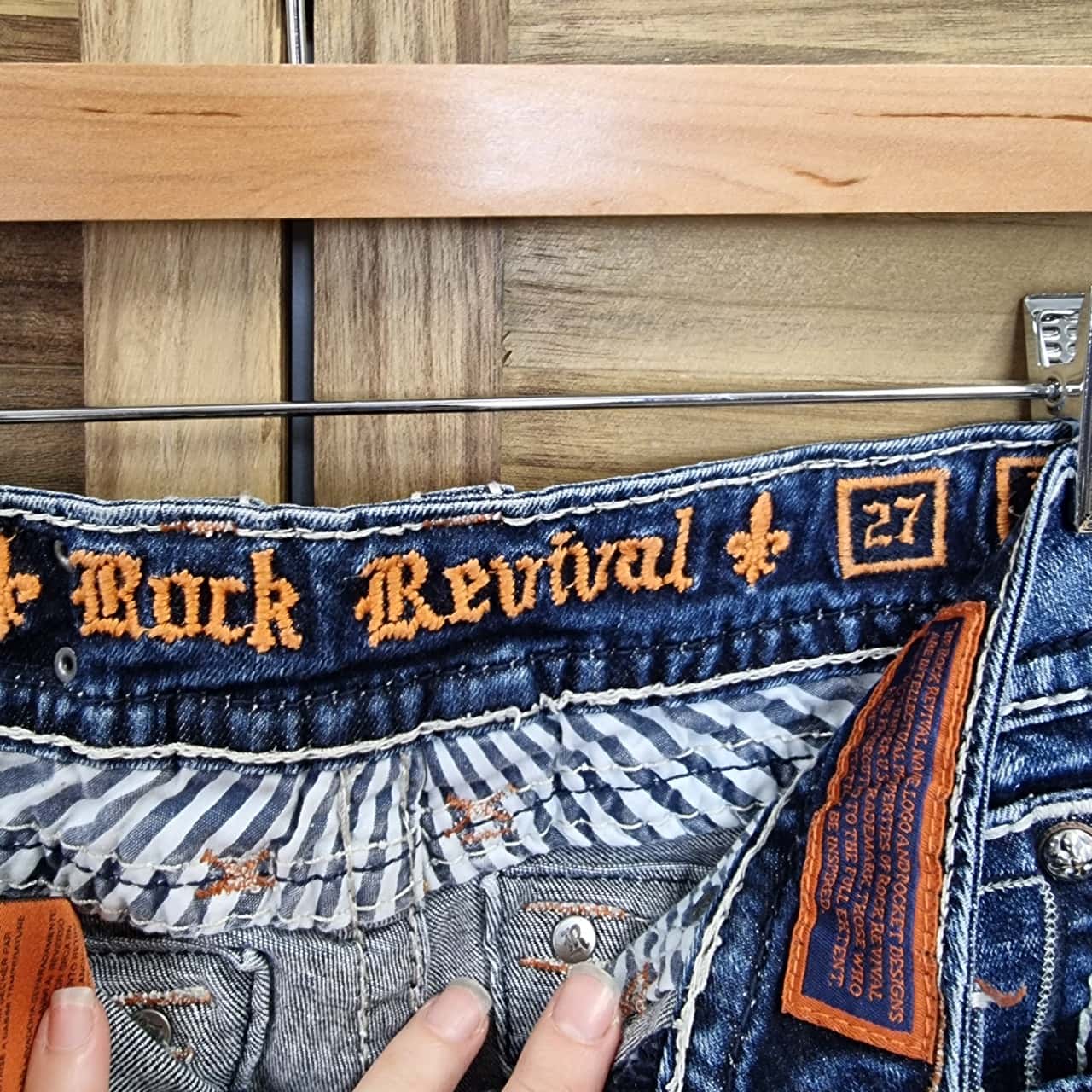 Rock Revival Heather Skinny Jeans - Size 37