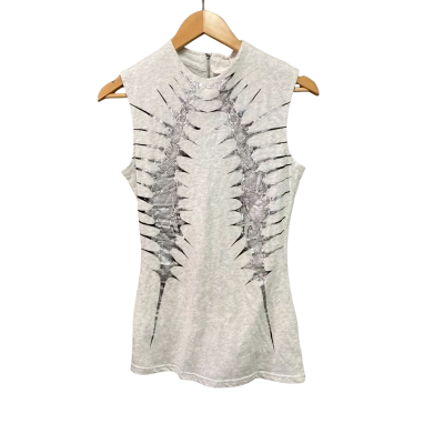 Sass & Bide Womens  Size XS Sleeveless Top Grey RRP $180