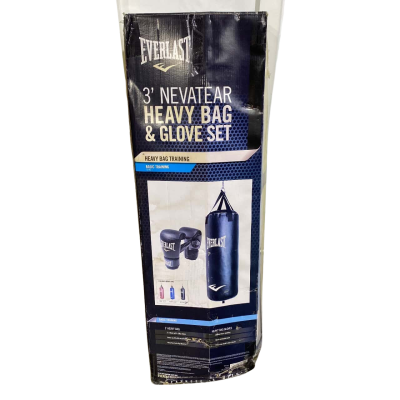 Everlast 3’ Nevatear Heavy Bag & Glove Set   !! PICK-UP ONLY !!