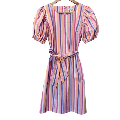 Marcs Colourful Striped Shift Dress Size 6