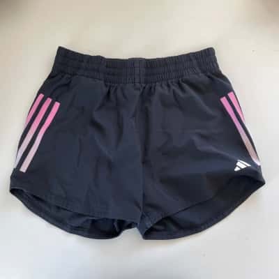 Adidas Kids Black Sport Activewear Shorts Size 13 / 14 
