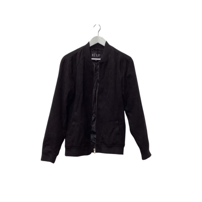 Kenji Mens Size M Black bomber Jacket