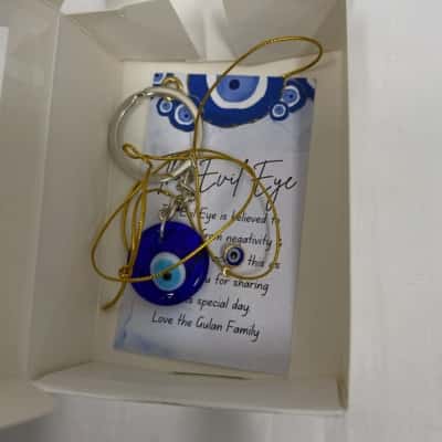 Evil Eye Women's Key Chain Blue BNWT