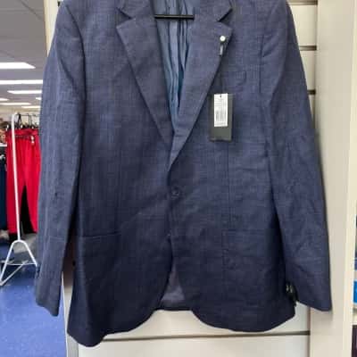 Saba Men’s   Size 44 Suit Jacket Blue 