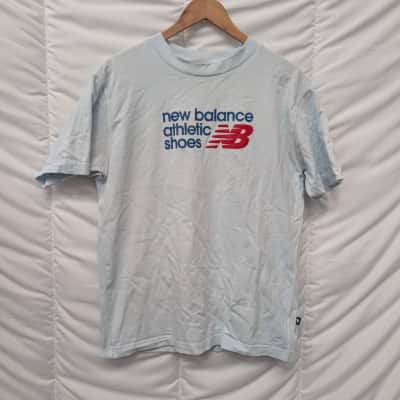 New Balance Mens Baby Blue Short Sleeve T-shirt - Size M  