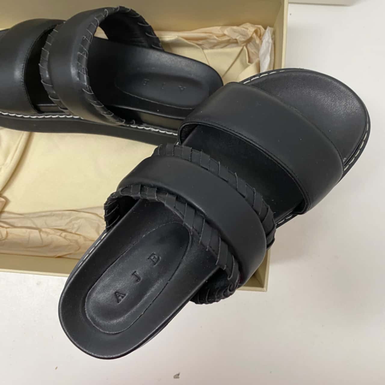Aje Azur Slide - Size 41, Black Colour(s)