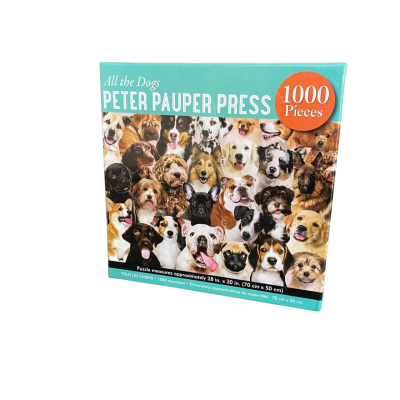 All the Dogs Peter Pauper Press 1000 Piece Dog Puzzle (Sealed)