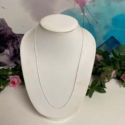 29cm- 925 silver thin necklace- please read description 