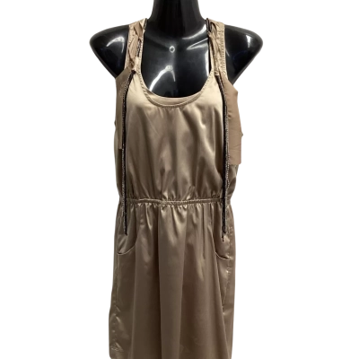 Elly M Womens  Size 8 Mini Dress Beige 