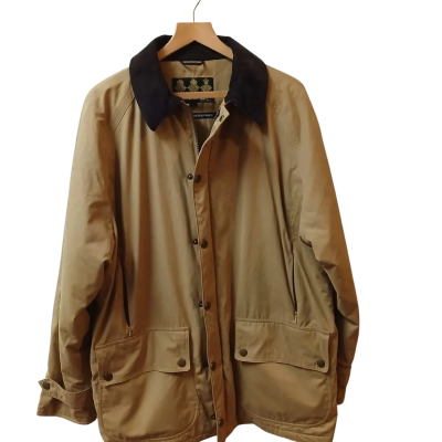 Barbour Beauchamp Mens  Size L Winter Travel Coat Brown 