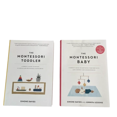 The Montessori Toddler And Baby Books x2