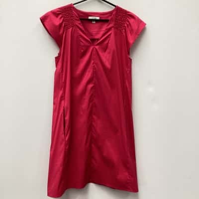 COS Womens  Size 38 Midi / Short Sleeve Dress  Hot Pink  