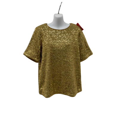 David Lawrence Womens  Size XS T-shirts Gold 