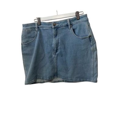 Wrangler Womens  Size 14 Denim Skirt Blue 
