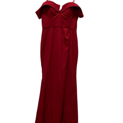 Bariano Womens  Size 10 Formal Dress / Maxi Dress Maroon 