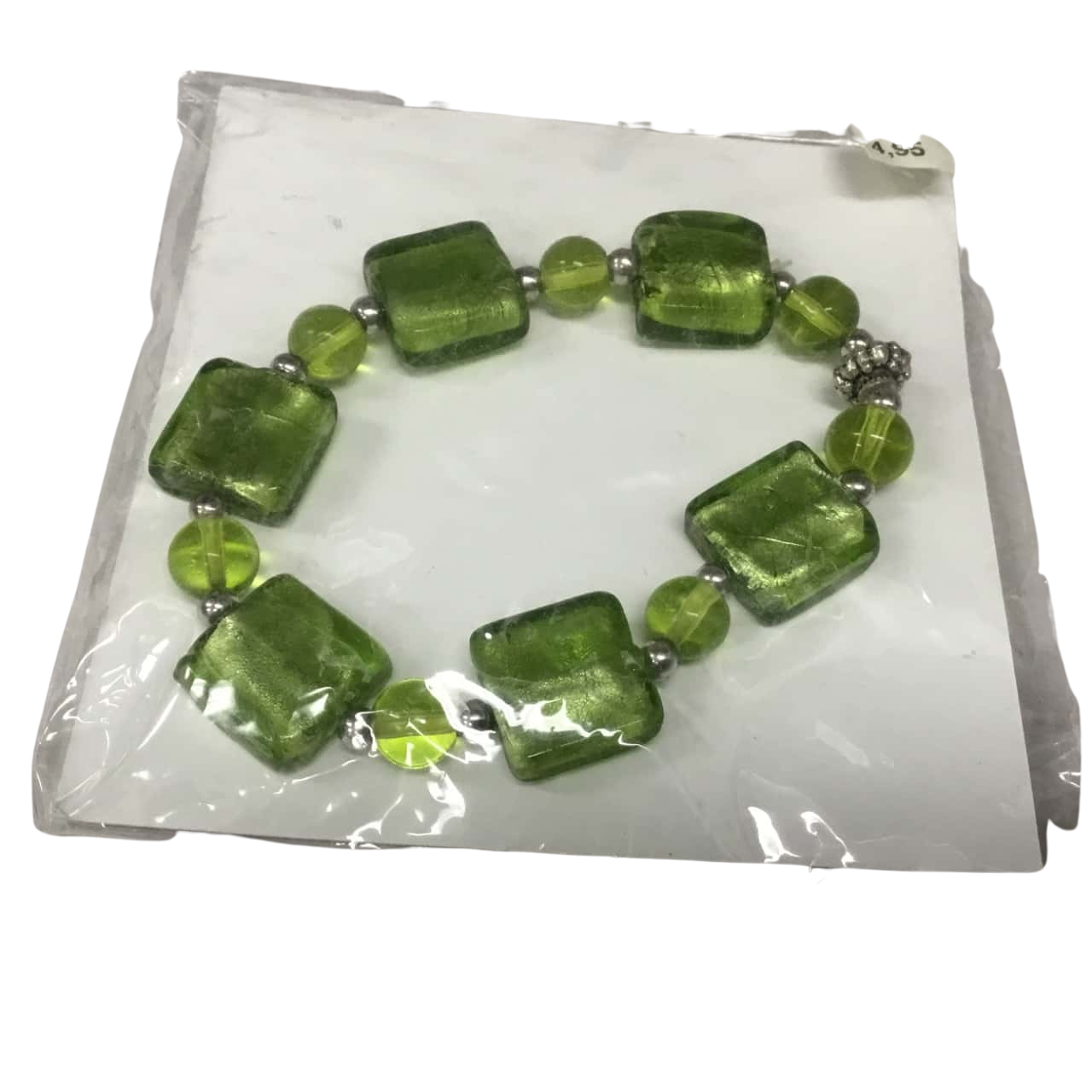 Green Bead Bracelet