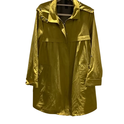 Marilyn Seyb Womens Size 10 Gold Light Weight Hooded Jacket