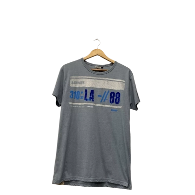 Bauhaus Mens  Size L Short Sleeve T-shirt Blue 