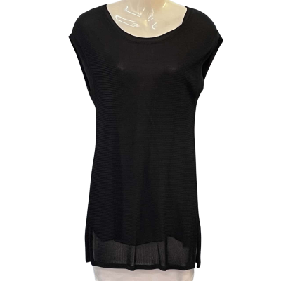 Witchery Womens  Size XS Short Sleeve Top Black  
