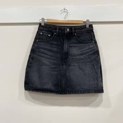 Sportsgirl Womens  Size 8 Midi Skirt Black  / Grey 