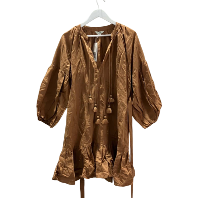 New Adrift Women's Size XL fantasia mini Dress in Chocolate