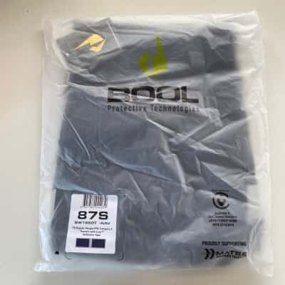 Bool Protective Technologies Navy Blue Regular Weight PPE Category 2 Trousers With Loxy Reflective Tape Size 87S