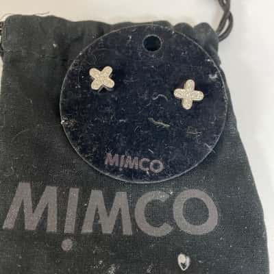 BNWT Mimco Cross Stud Earrings
