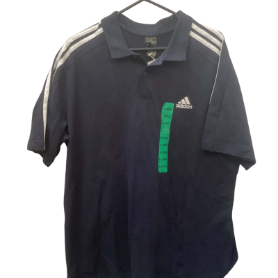 Men’s Adidas Short Sleeve Navy Blue polo top