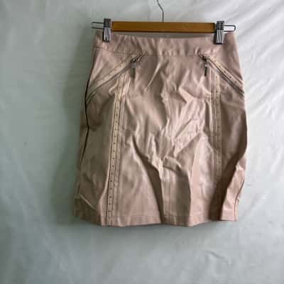 Lipsy Womens Size 6 Mini Skirt Nude BNWT